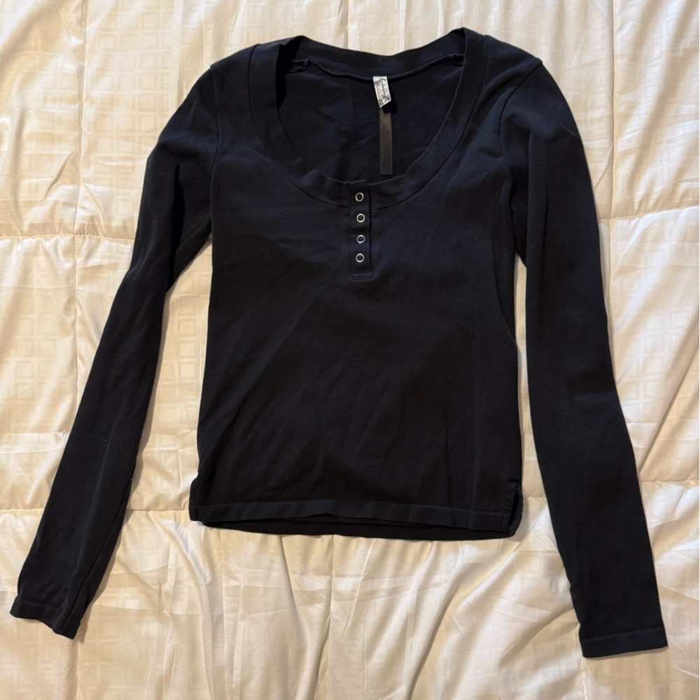 FP Long Sleeve, Black, Small